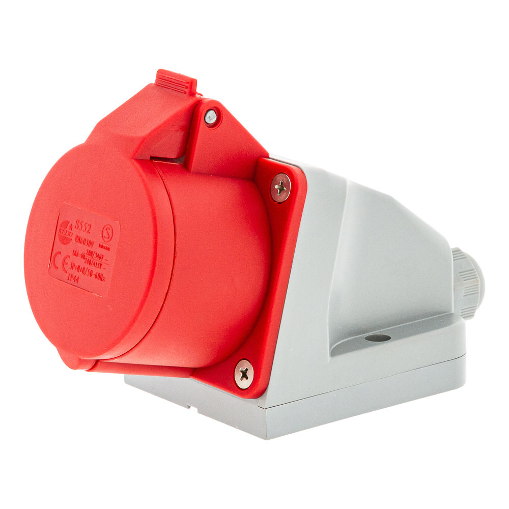 CEE industrial wall socket 5 pin 16A Valkenpower